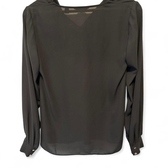 Ted Baker London Black Cowel Neck Women's Top Size 0 - Picture 2 of 4